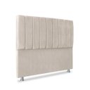 Ver imagem 1 de Cabeceira Estofada Cama Box Queen Carla 160cm Bege