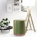 Ver imagem 4 de Kit 2 Banco Puff Redondo Decorativo Viena Verde - Adz