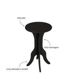 Mesa Lateral de Apoio 100% Mdf Kin Artely - 5