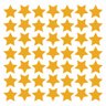Adesivo de Estrelas em Amarelo Médio 54un Cobre 4m² - 1