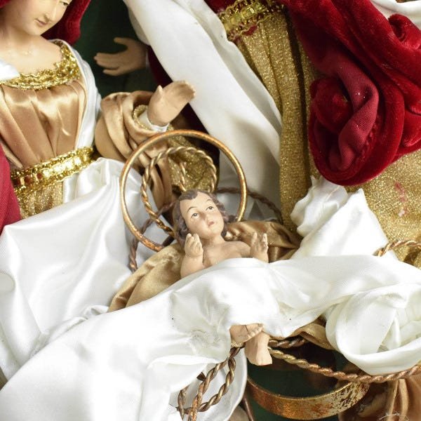 Guirlanda Sagrada Família Vermelha 50cm | Linha Natal Encantado Formosinha - 3