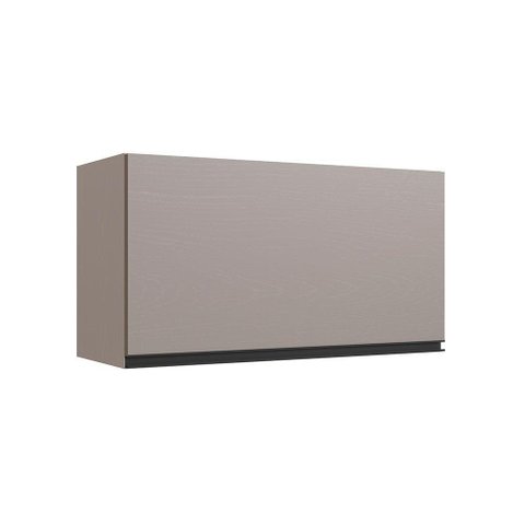 Armário Aéreo Cozinha 80 Cm 1 Porta Basculante Quiditá Fumê