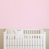 Papel de Parede Infantil Estrelinhas Fundo Rosa 57x270cm - 2