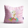 Capa Almofada Unicornio para Quarto de Menina Kit 4un 35x35cm - 1