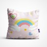 Capa Almofada Unicornio para Quarto de Menina Kit 4un 35x35cm - 4