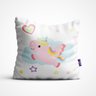 Capa Almofada Unicornio para Quarto de Menina Kit 4un 35x35cm - 3