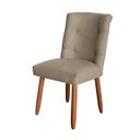 Ver imagem 3 de Cadeira Cozinha Sala de Jantar Penteadeira Estofada Paris Suede- Twdecora