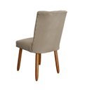 Ver imagem 5 de Cadeira Cozinha Sala de Jantar Penteadeira Estofada Paris Suede- Twdecora