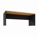 Ver imagem 5 de Mesa Escrivaninha Retangular F5 Office Moderno MDF 180cm Freijó com Preto