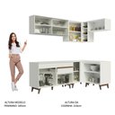 Ver imagem 6 de Cozinha Completa de Canto Branco Reims Madesa