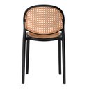 Ver imagem 5 de Conjunto 2 Cadeiras Empilhaveis com Telinha Minimalistas Positano Fratini