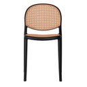 Ver imagem 4 de Conjunto 2 Cadeiras Empilhaveis com Telinha Minimalistas Positano Fratini