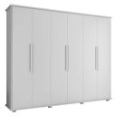 Ver imagem 1 de Guarda Roupa Casal 6 Portas 271cm Canada RV Móveis Branco