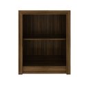 Ver imagem 4 de Balcão para Escritório com 2 Portas Rústico Tecnomobil Me4103 Cor: Nogal