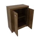 Ver imagem 3 de Balcão para Escritório com 2 Portas Rústico Tecnomobil Me4103 Cor: Nogal