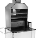 Ver imagem 2 de Carrinho de Churrasco Cefaz Simples Branco Rodas Maciças Bs01m