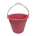 Ver imagem 1 de Kit 2 Balde Plástico Rosa 12 Litros - Brasipla