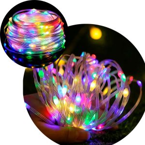 Pisca Cordão de Natal 100 Lâmpadas Led Colorido 10m 110-220v