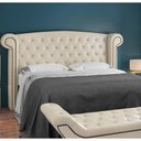 Ver imagem 2 de Cabeceira Cama Box Casal King 195 cm P05 Sofia Corino Branco - Lyam Decor