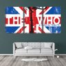 Quadro canvas 80x140 the who banda bandeira - 2