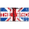 Quadro canvas 80x140 the who banda bandeira - 1