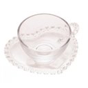 Ver imagem 6 de Xicara de Cha com Pires de Coração de Cristal 170ml