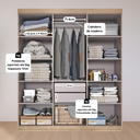 Ver imagem 4 de Guarda-Roupa Casal Lisboa 6 Portas 2 Gavetas com Pés