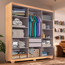 Ver imagem 3 de Guarda-Roupa Casal Lisboa 6 Portas 2 Gavetas com Pés