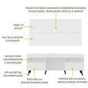 Ver imagem 4 de Rack com Painel TV 65" Retrô Flórida Multimóveis V3133