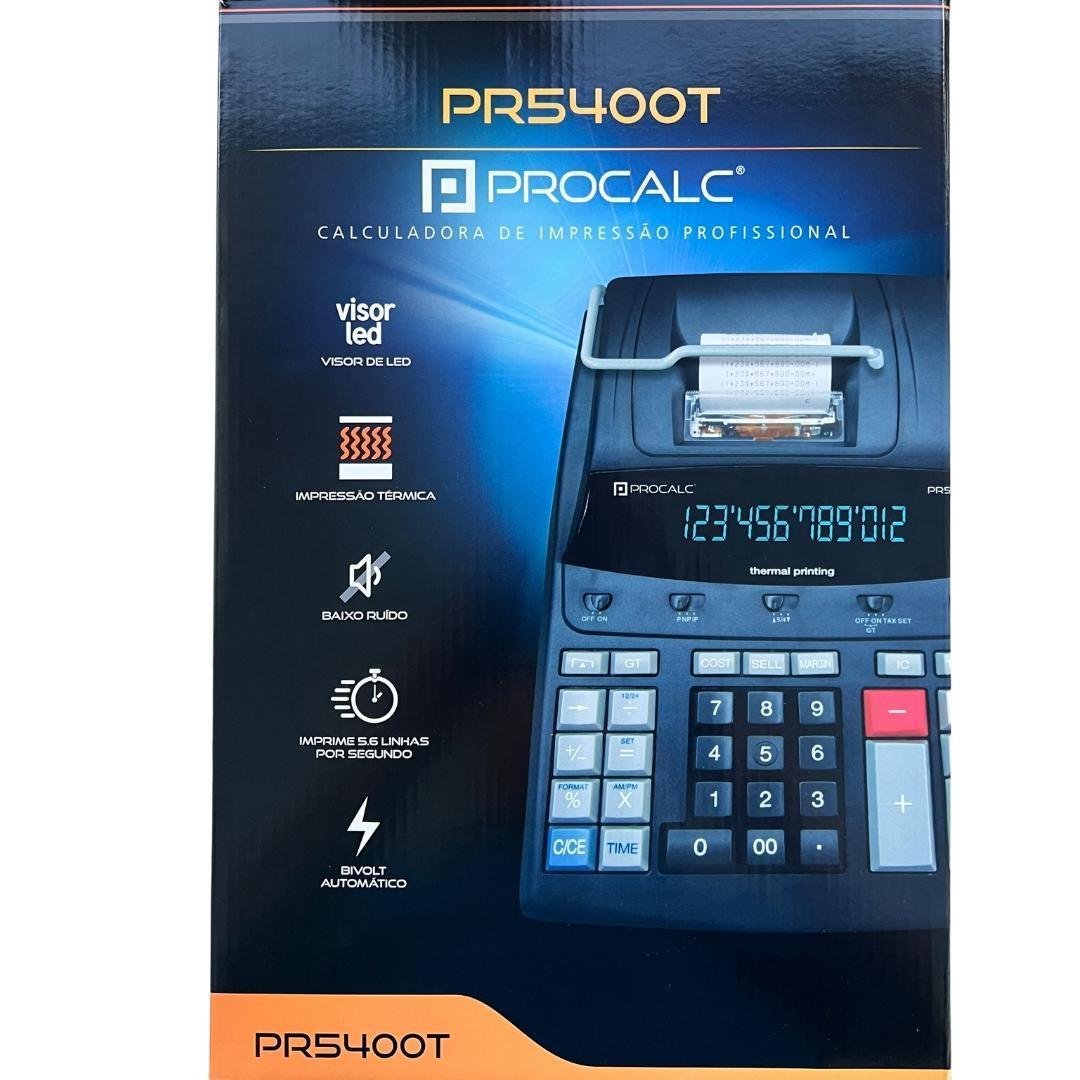 Calculadora Profissional Pr5400t Impressão Térmica Bivolt - 4