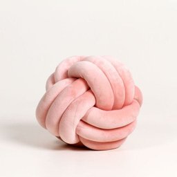 Almofada Nó De Algodão Fofinha Rosa Pp 28 CM - 1