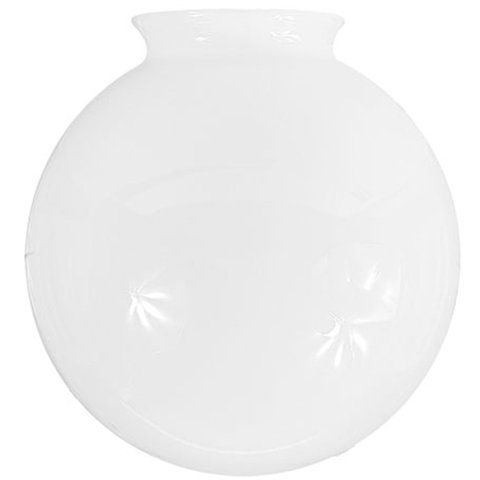 Globo de Vidro Leitoso Esférico com Colar 10 X 20