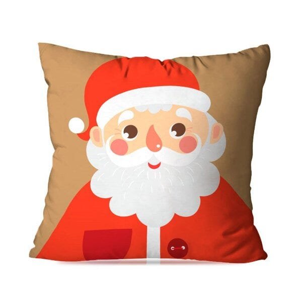 Kit 4 Capas para Almofadas de Natal Fofinhos 45x45cm - 2