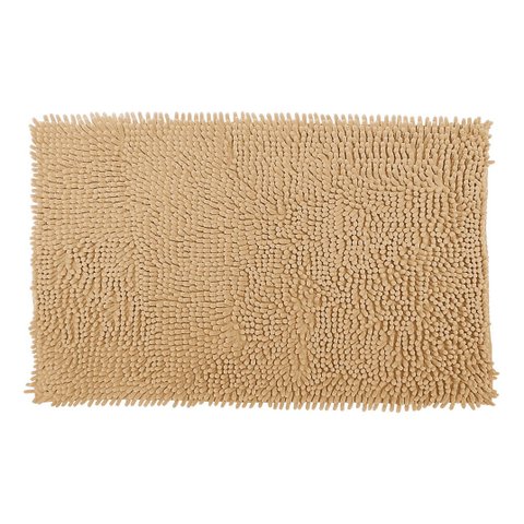 Tapete Banheiro Bolinha Antiderrapante 58cm X 38cm Khaki