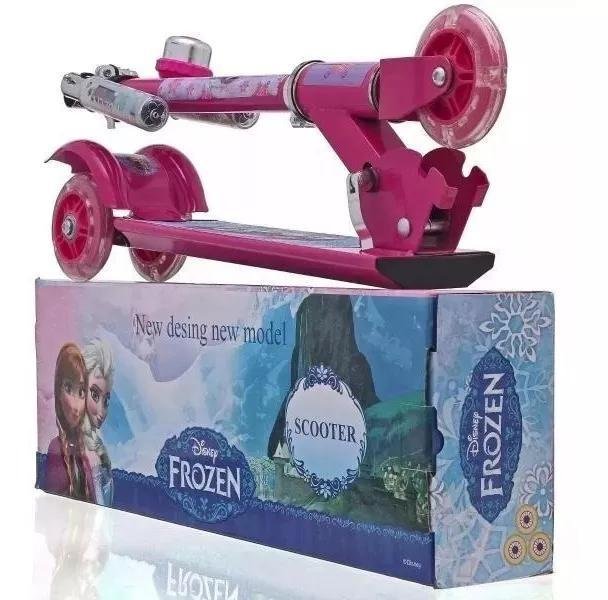 Patinete Frozen 3 Dobrável | Freio Gel | Infantil | 76cm - 2