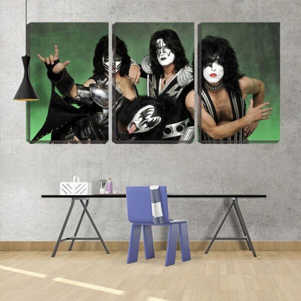 Quadro canvas 80x140 banda kiss - 2