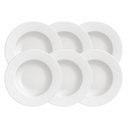 Ver imagem 2 de Kit Prato Raso Tramontina Maria Augusta em Porcelana 27 Cm 06 Peças Tramontina