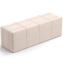 Ver imagem 2 de Puff Decorativo Living Sala de Estar 195 cm Roma W01 Suede Bege - Lyam Lyam Decor