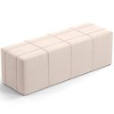 Ver imagem 1 de Puff Decorativo Living Sala de Estar 195 cm Roma W01 Suede Bege - Lyam Lyam Decor