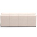 Ver imagem 3 de Puff Decorativo Living Sala de Estar 195 cm Roma W01 Suede Bege - Lyam Lyam Decor