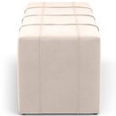 Ver imagem 6 de Puff Decorativo Living Sala de Estar 195 cm Roma W01 Suede Bege - Lyam Lyam Decor