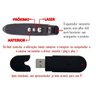 Caneta Powerpoint Slide Show Sem fio Laser Power Point Usb Wifi Presenter p1000 ver - 6