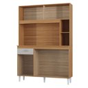 Ver imagem 2 de Cozinha Kit Duda 120 cm Cinamom Off White - Poquema