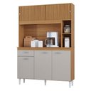 Ver imagem 1 de Cozinha Kit Duda 120 cm Cinamom Off White - Poquema