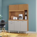 Ver imagem 4 de Cozinha Kit Duda 120 cm Cinamom Off White - Poquema