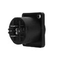 Ver imagem 2 de Kit 10 Jack Speakon Fêmea 4 Vias C/ Trava Metal - Quadrada