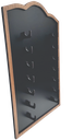 Ver imagem 2 de Expositor Display de Facas Mdf 7 Facas Preto