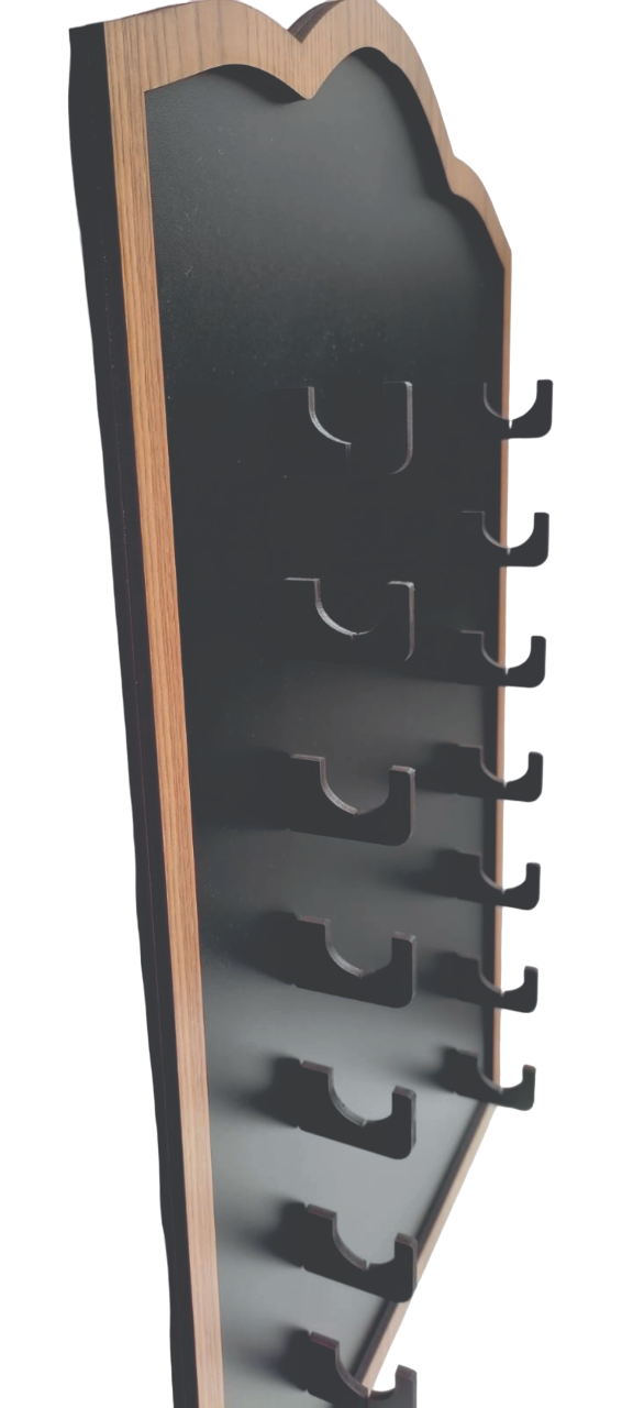 Expositor Display de Facas Mdf 7 Facas Preto - 3