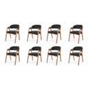 Ver imagem 2 de Kit 8 Cadeiras para Mesa de Jantar Gaia