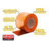Fita Adesiva Aluminizada Terracota 10CM X 10M Rolo DRYKO - 4